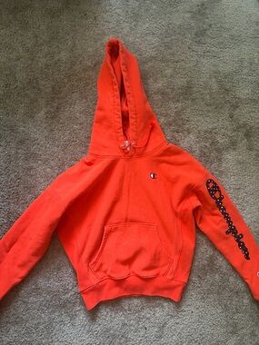 Champion Reverse Weave Orange Hoodie